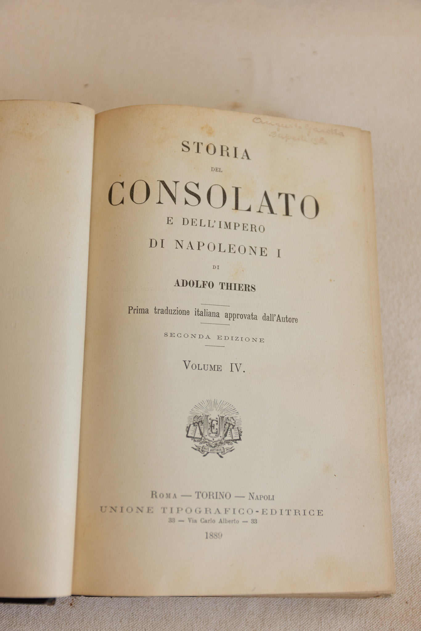 1891 Storia del Consolato, Milano Book Set