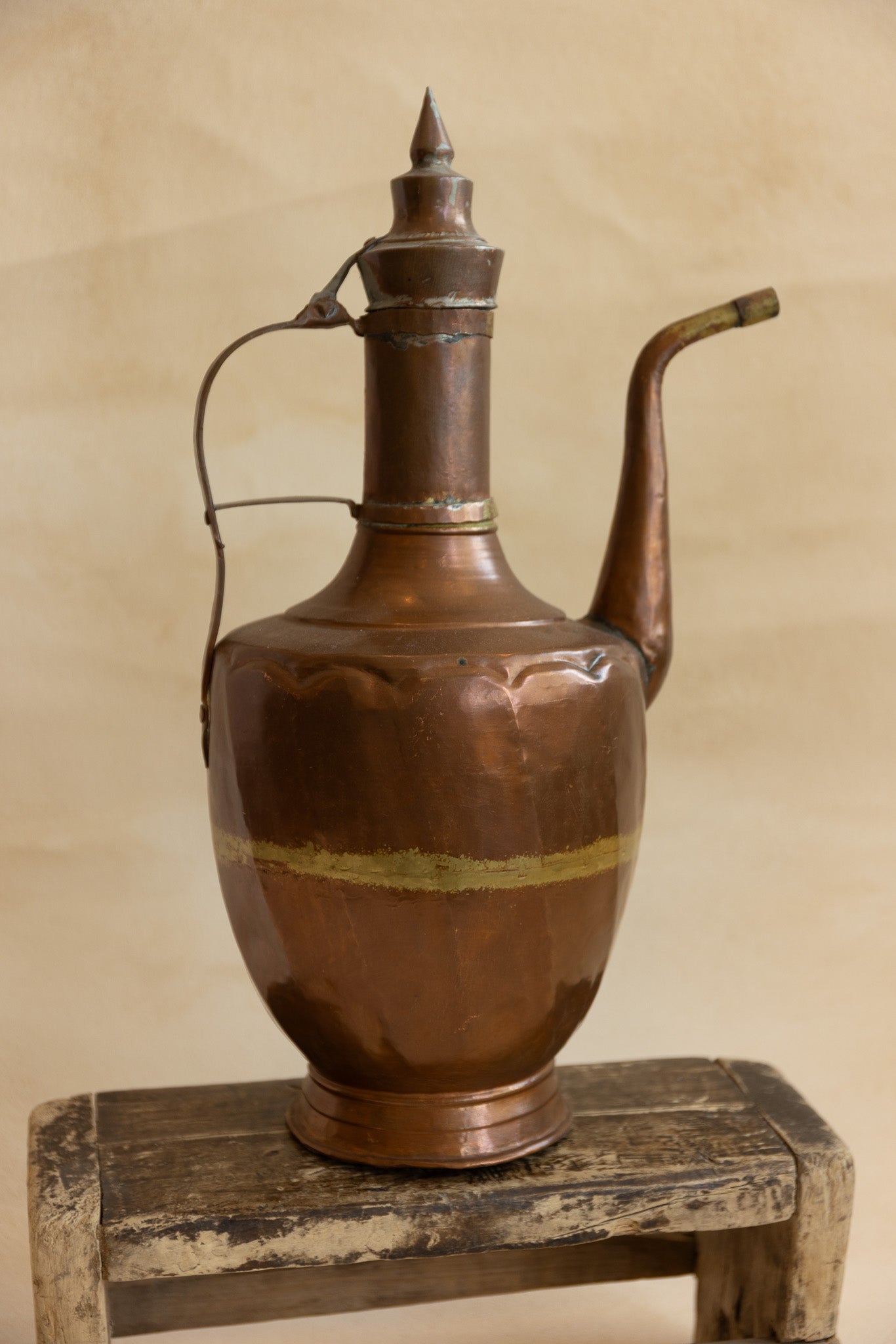 19th c. Italian Copper Ewer
