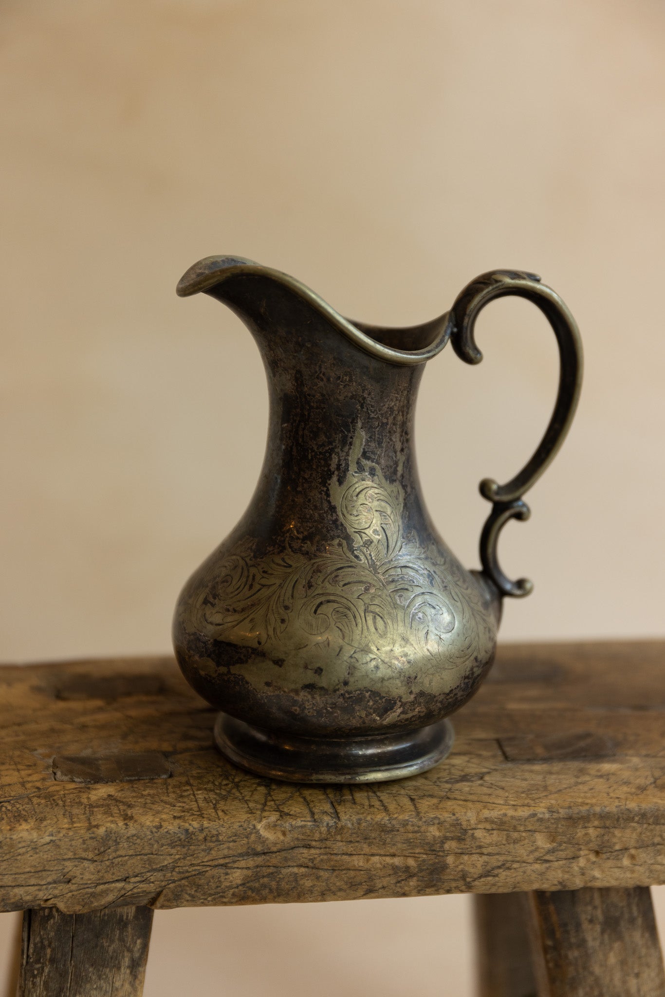Circa 1880 Silver Plated Cream Pitcher
