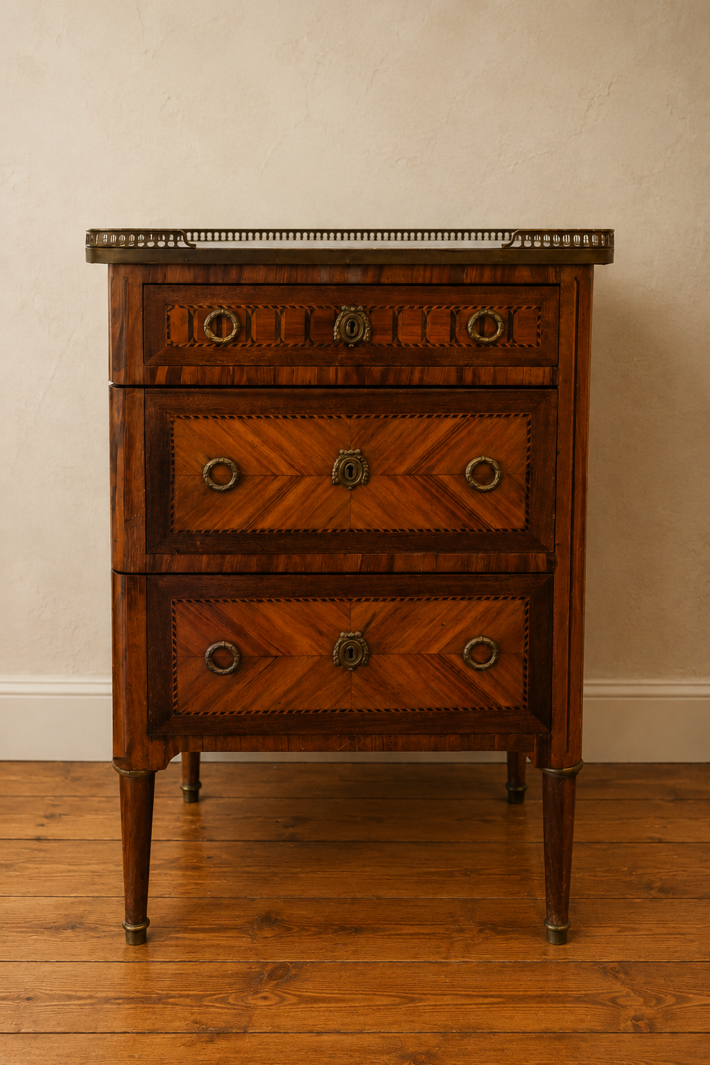 Late 18th c. Empire Bedside Cabinet