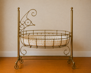 Italian Brass Bassinet circa 1985